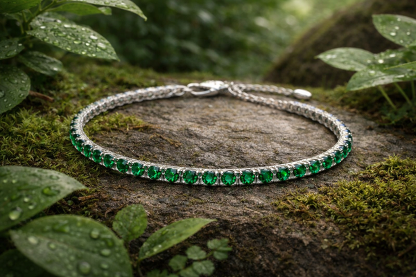 BRACCIALE TENNIS  NATURE GREEN