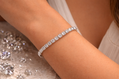 BRACCIALE TENNIS  VVS WHITE